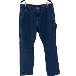 Wrangler Mens Straight Jeans Original Fit Medium Wash 94LSWDV Blue Size 38x34